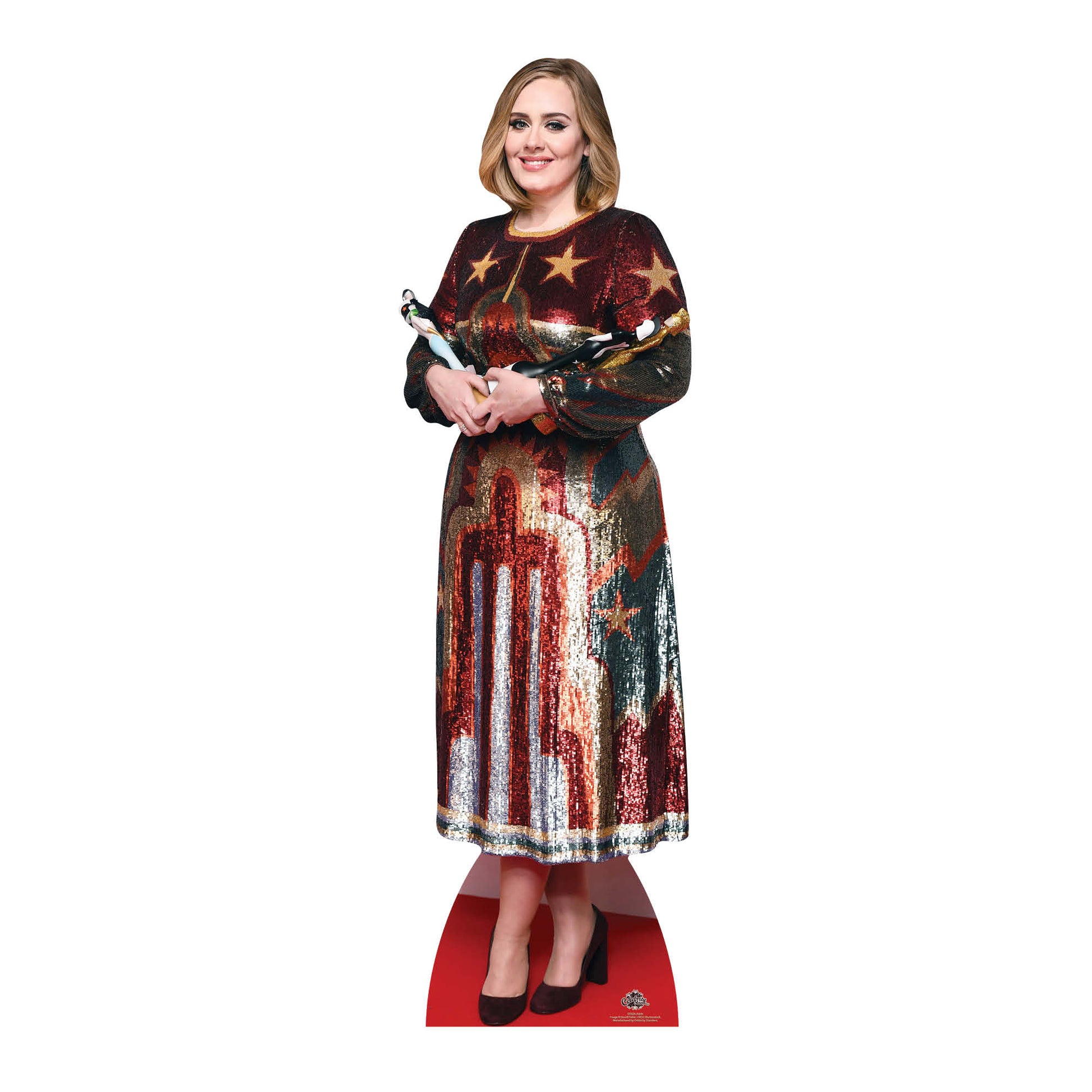 CS636 Adele Height 176cm Lifesize Cardboard Cutout - mycardboardcutout