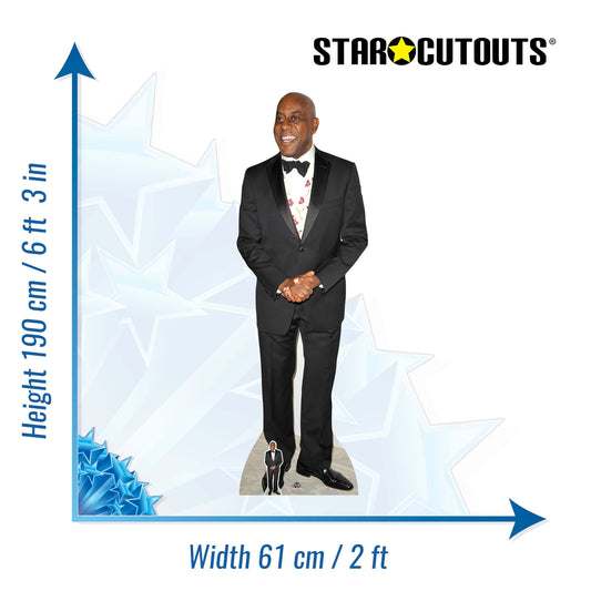 CS652 Ainsley Harriott Height 190cm Lifesize Cardboard Cut Out With Mini - mycardboardcutout