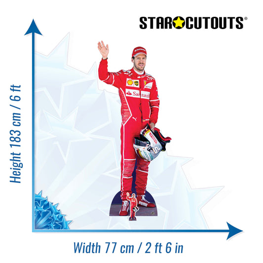 Sebastian Vettel Cardboard Cutout - mycardboardcutout