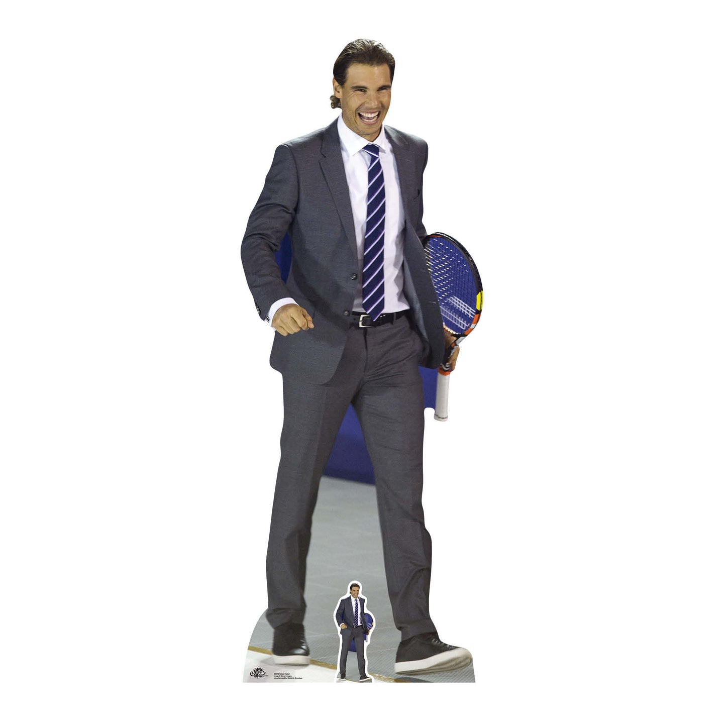 CS672 Rafael Nadal Height 183cm Lifesize Cardboard Cut Out With Mini - mycardboardcutout