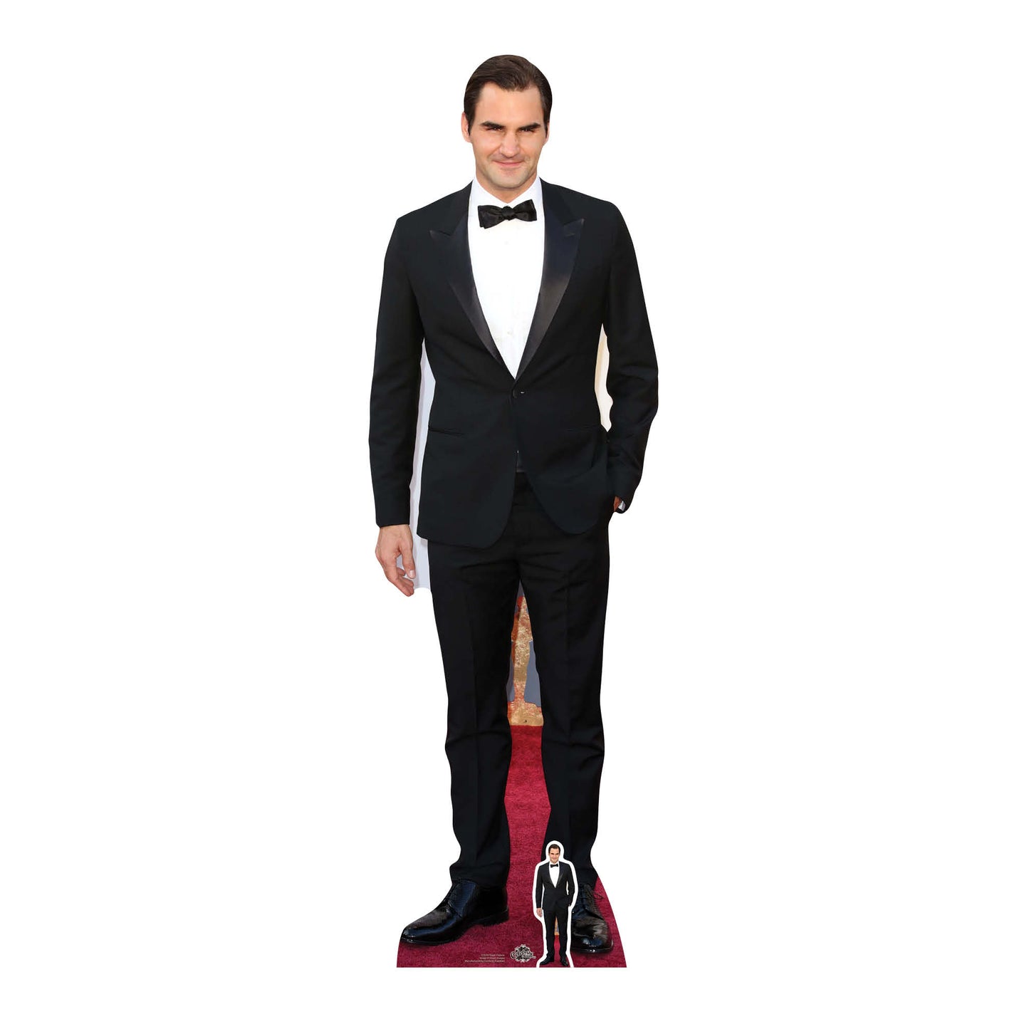 CS674 Roger Federer Height 185cm Lifesize Cardboard Cut Out With Mini - mycardboardcutout