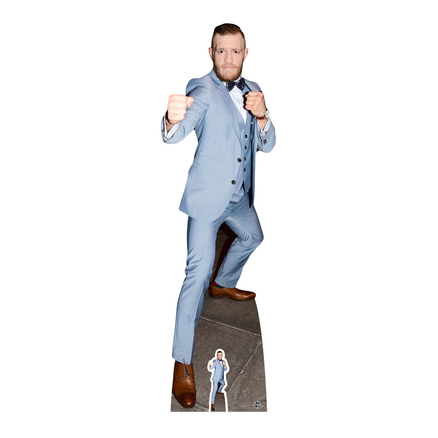 CS685 Conor McGregor Fighting Champion Height 180cm Lifesize Cardboard Cut Out With Mini - mycardboardcutout