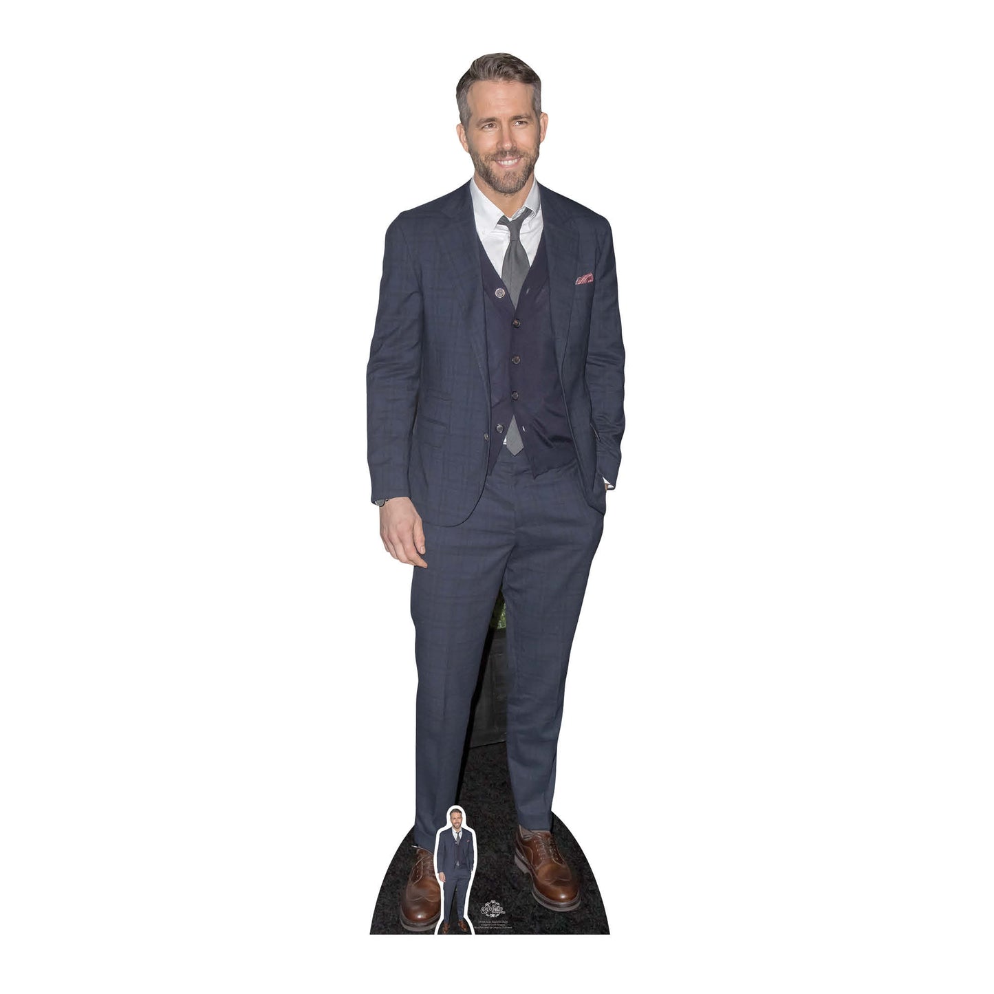CS704 Ryan Reynolds Smart Casual Suit Height 188cm - mycardboardcutout