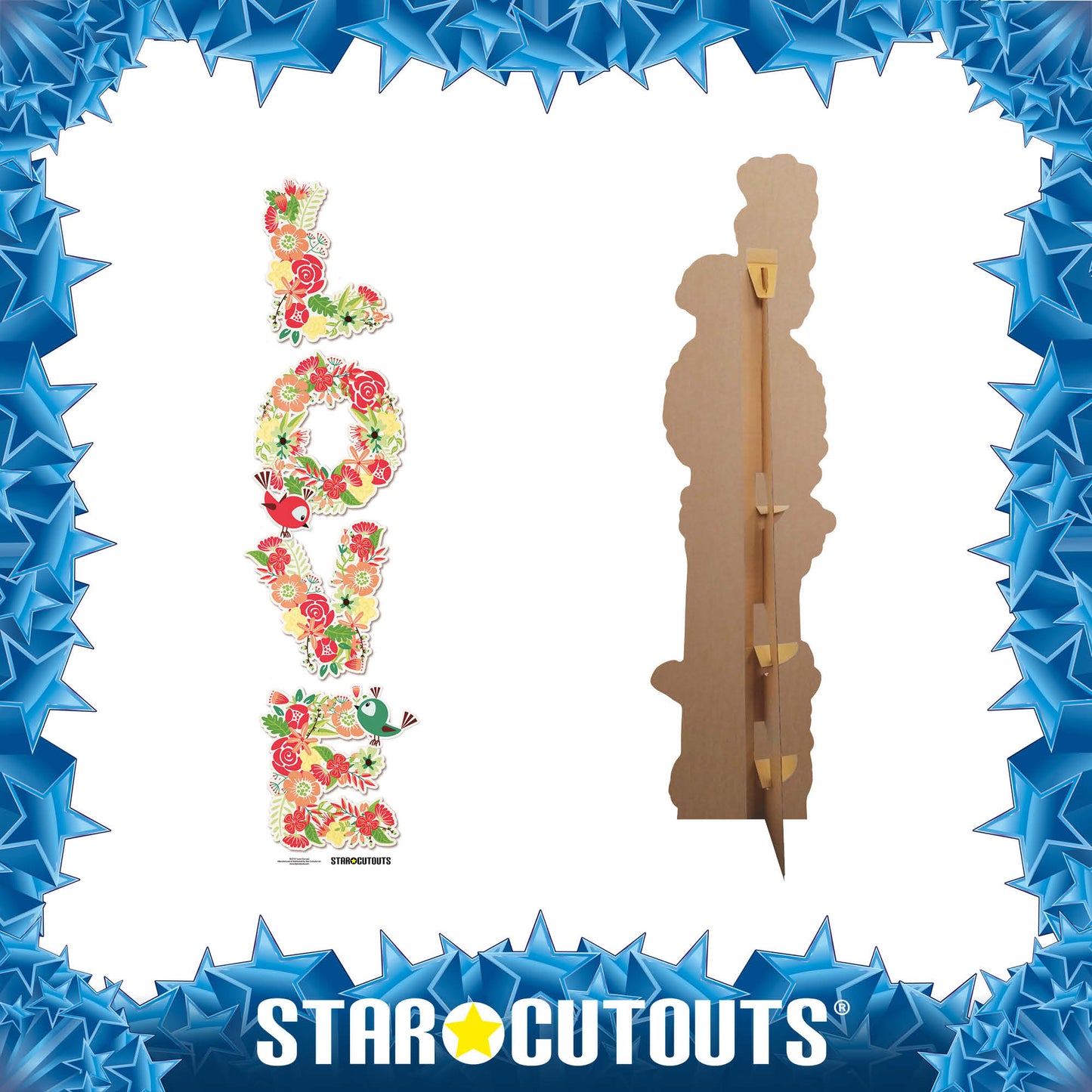 SC713 Love Cut-out Cardboard Cut Out Height 182cm - mycardboardcutout