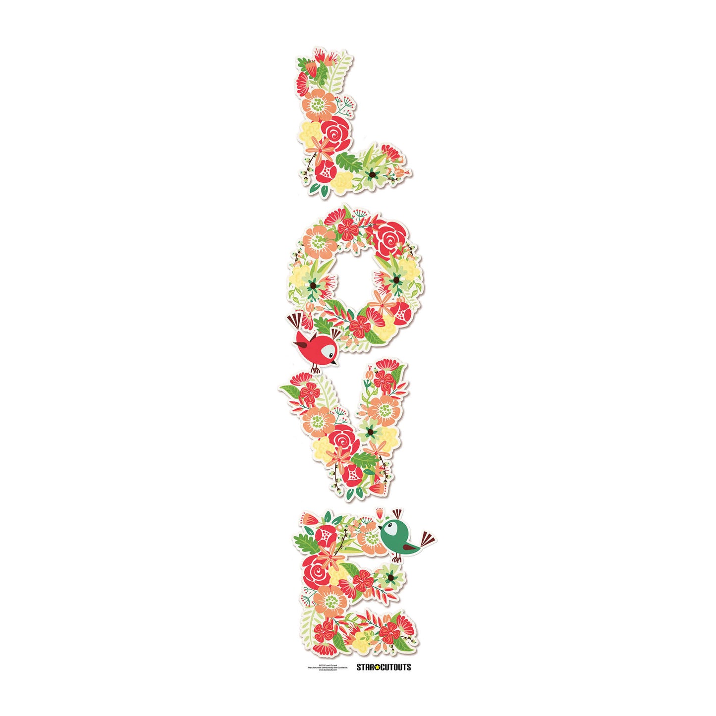 SC713 Love Cut-out Cardboard Cut Out Height 182cm - mycardboardcutout