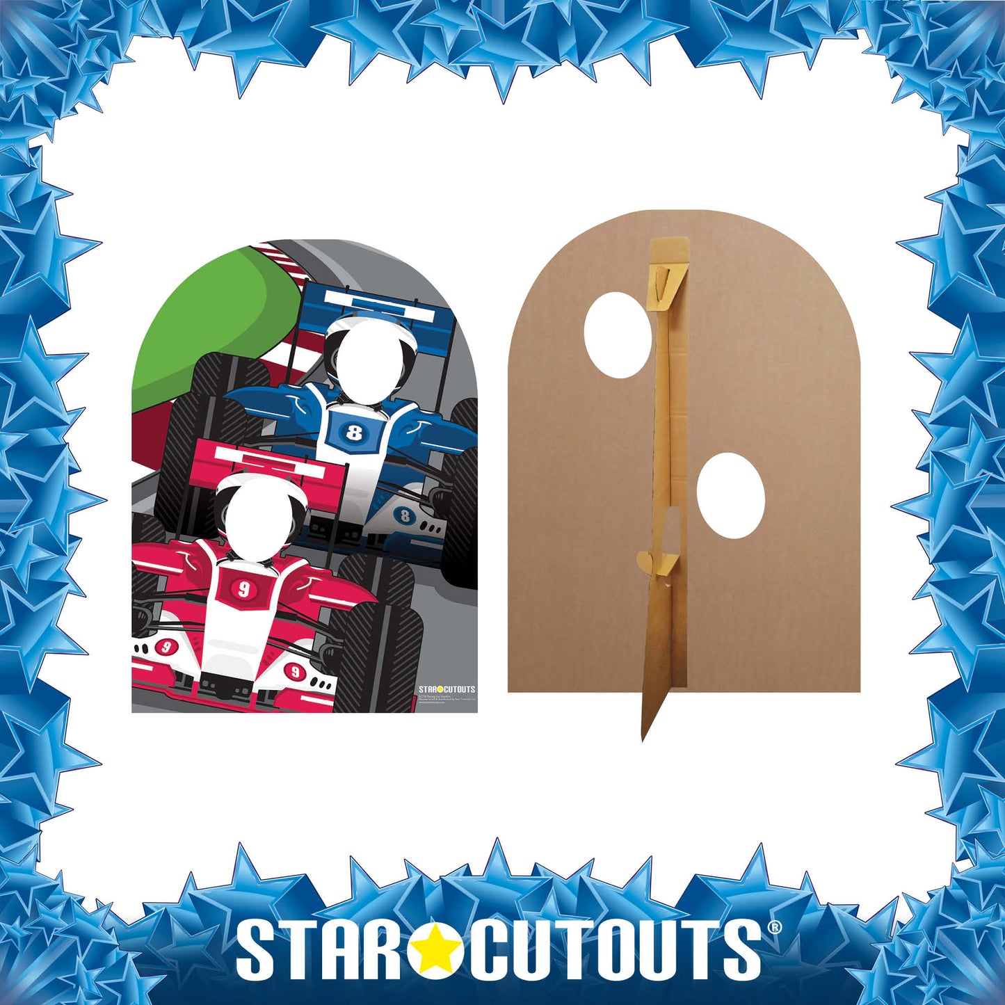 Motor Cars Stand In Cardboard Cutout - mycardboardcutout