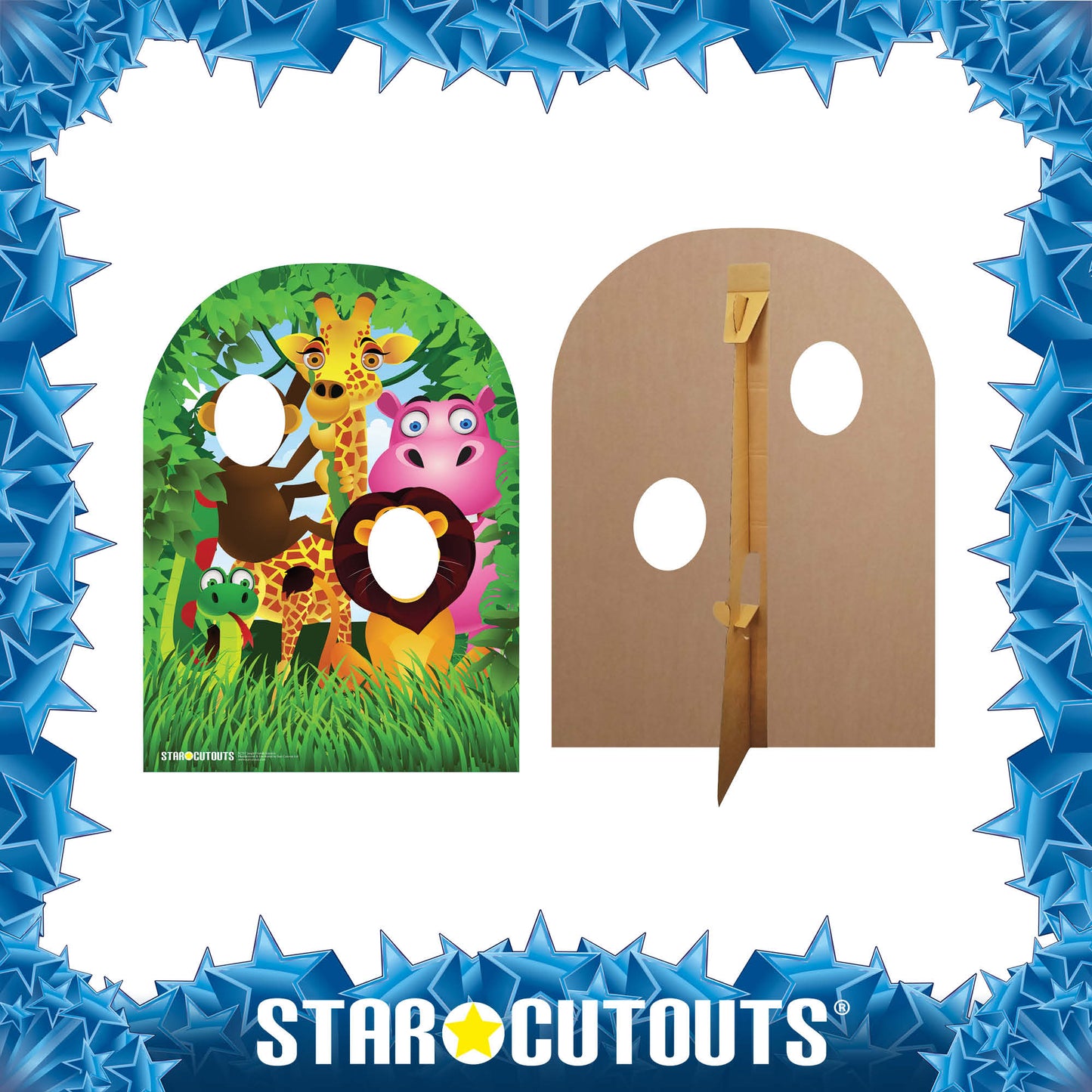 SC717 Jungle stand in (child) Cardboard Cut Out Height 120cm - mycardboardcutout