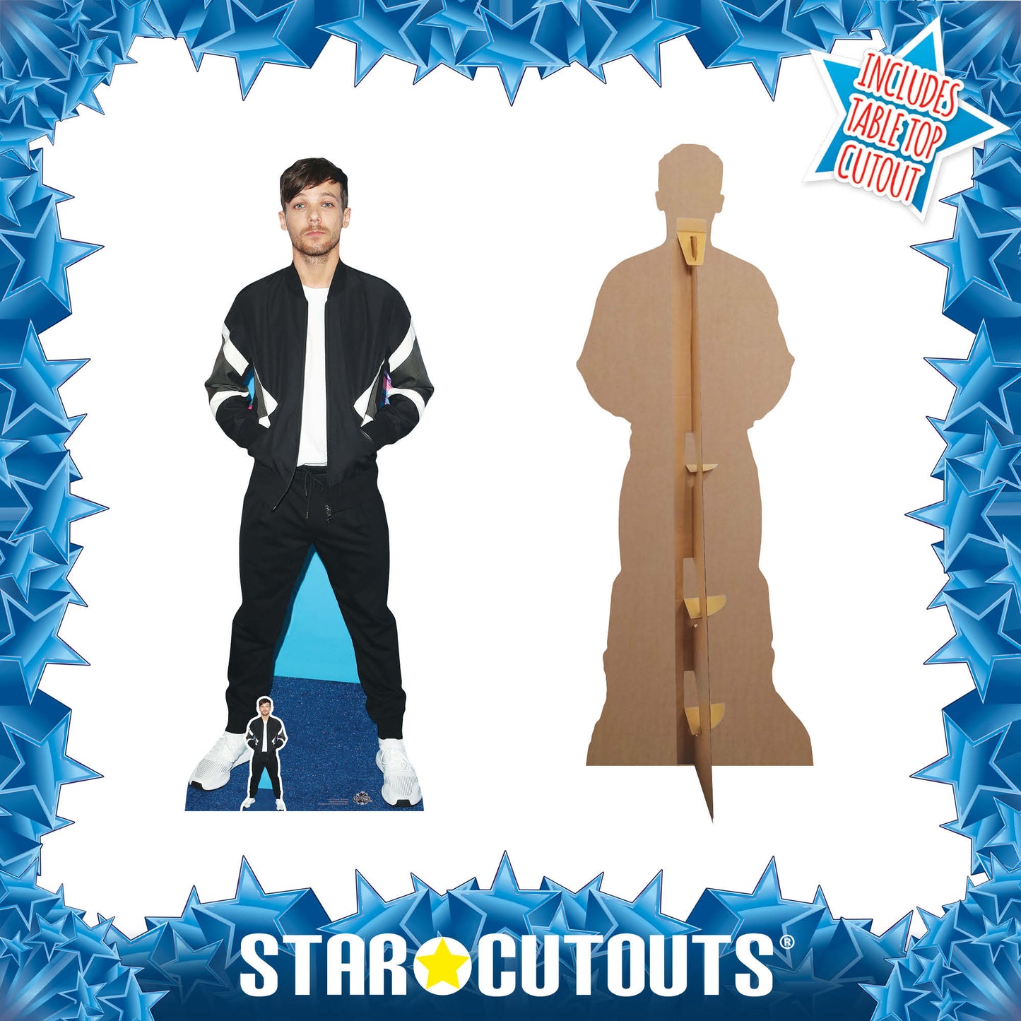 CS720 Louis Tomlinson singer and songwriter Height 173cm - mycardboardcutout