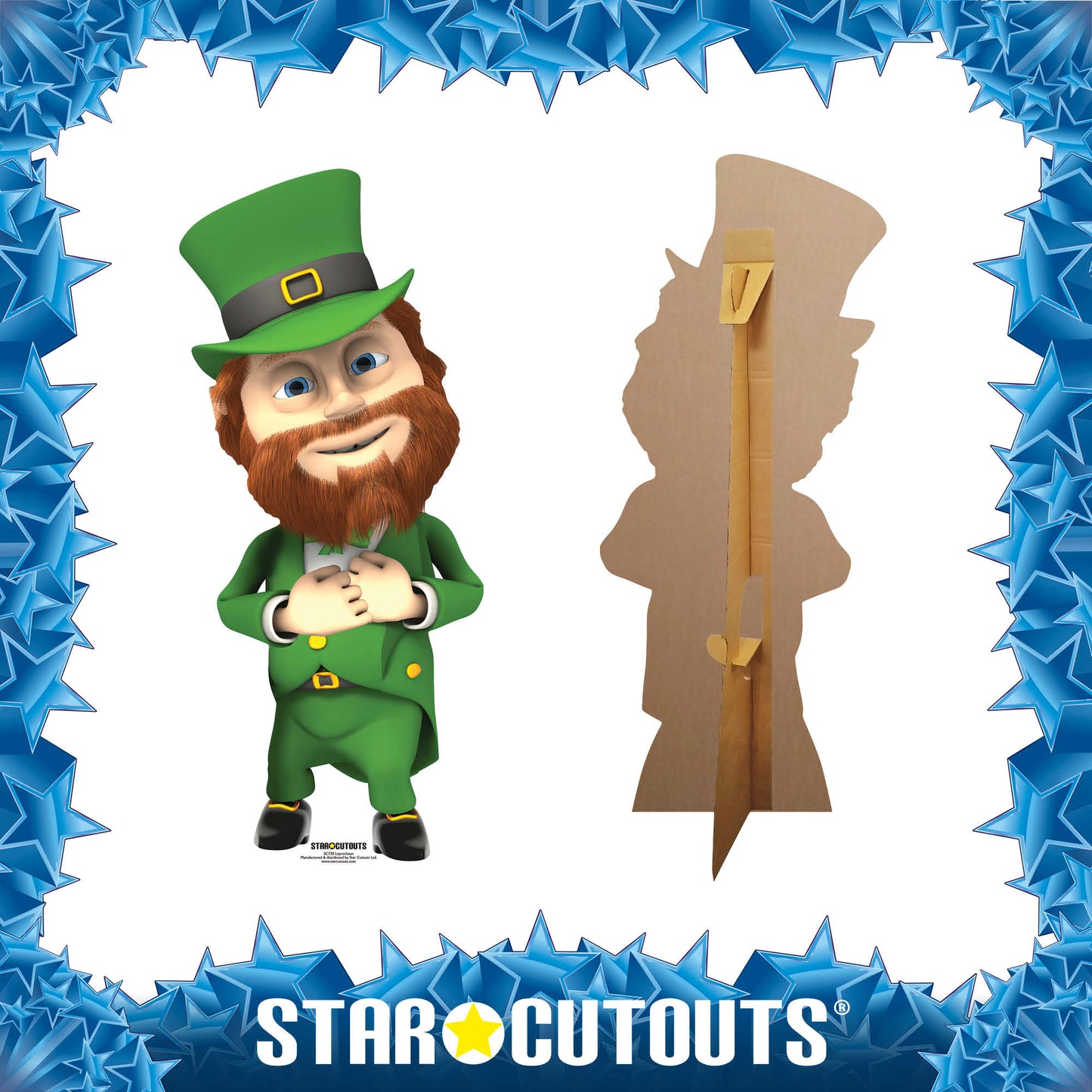 SC720 Leprechaun Cardboard Cutout Height 139cm - mycardboardcutout