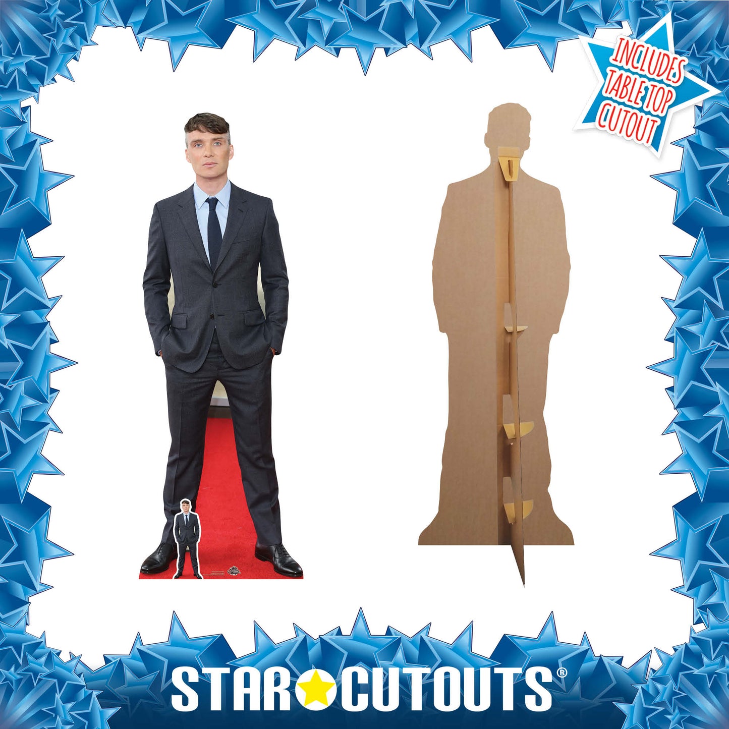CS725 Cillian Murphy Height 177cm Lifesize Cardboard Cut Out With Mini - mycardboardcutout