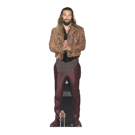 CS744 Jason Momoa Height 192cm Lifesize Cardboard Cut Out With Mini - mycardboardcutout