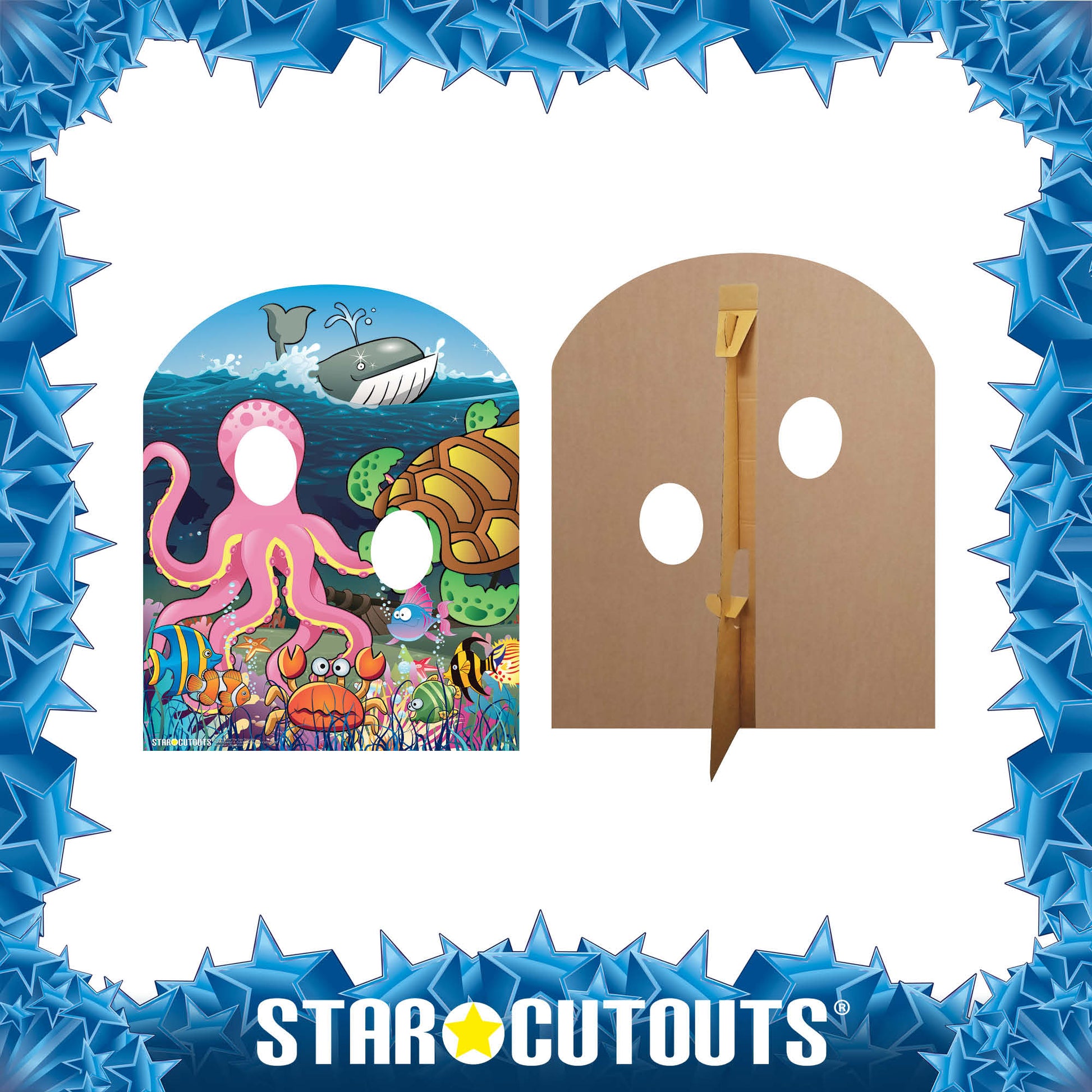 SC764 Under the Sea Stand In (Child) Cardboard Cut Out Height 118cm - mycardboardcutout