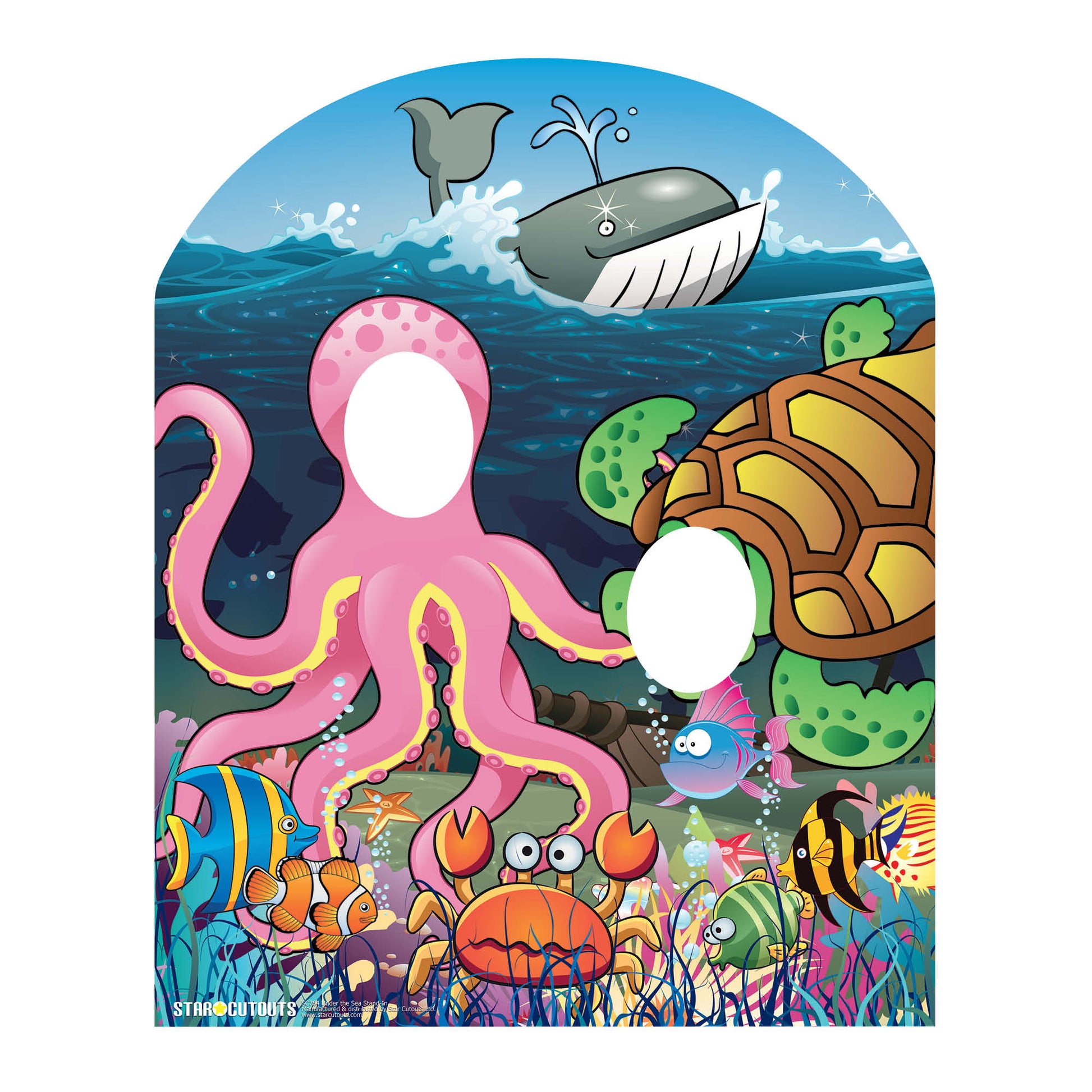 SC764 Under the Sea Stand In (Child) Cardboard Cut Out Height 118cm - mycardboardcutout