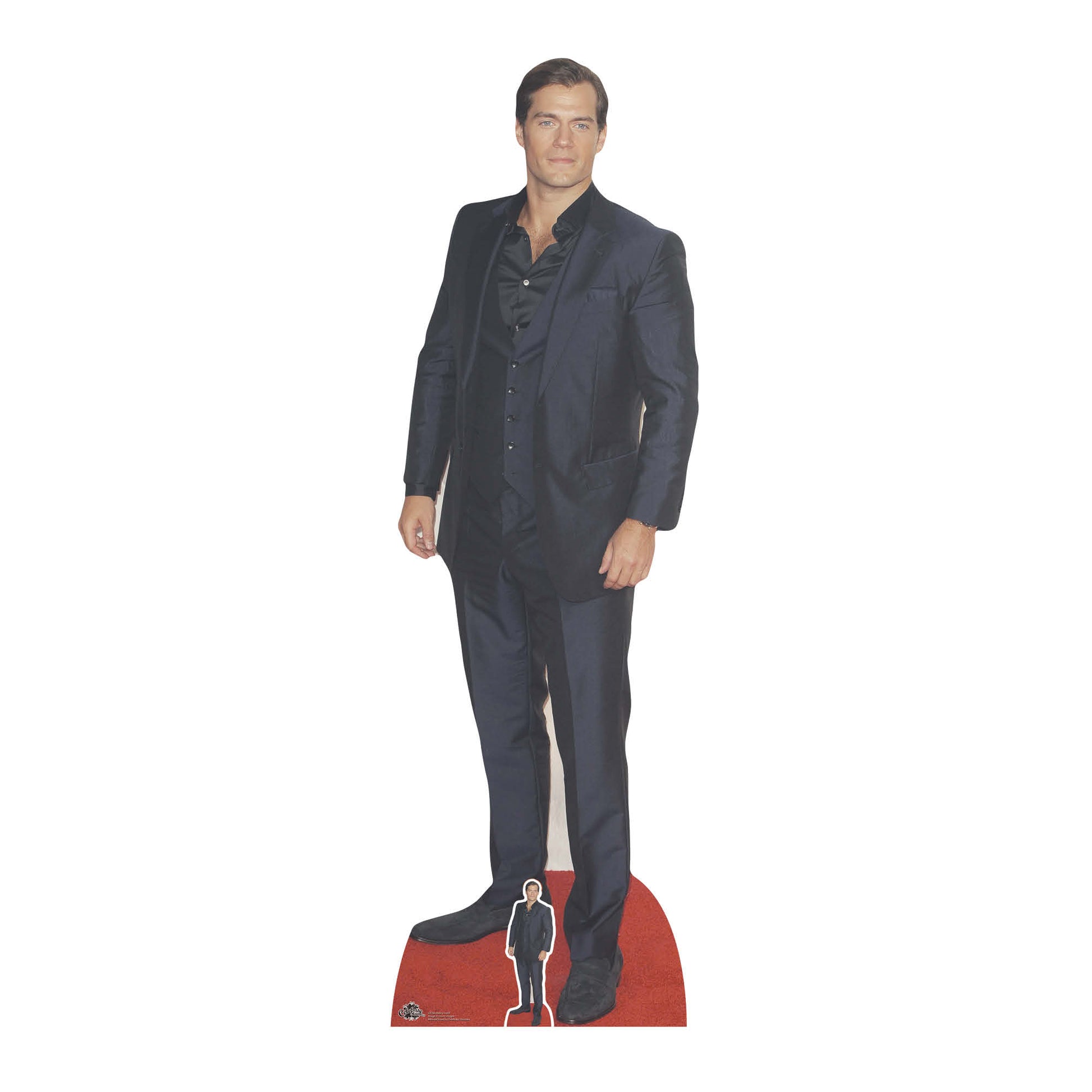 CS768 Henry Cavill Height 185cm Lifesize Cardboard Cut Out With Mini - mycardboardcutout