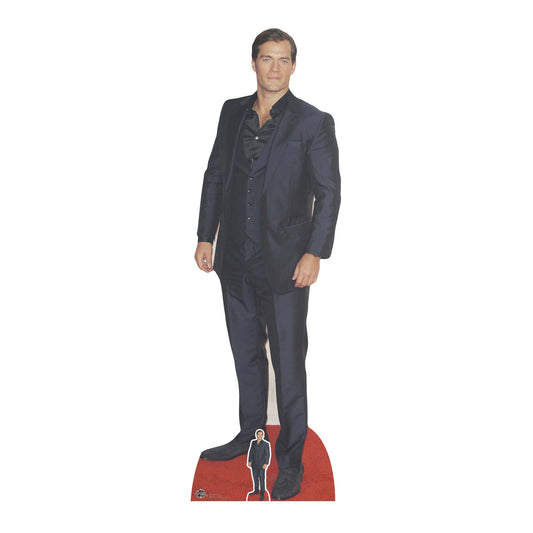 CS768 Henry Cavill Height 185cm Lifesize Cardboard Cut Out With Mini - mycardboardcutout