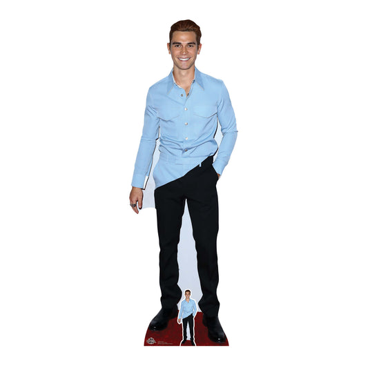 CS790 KJ Apa Height 178cm Lifesize Cardboard Cut Out With Mini - mycardboardcutout