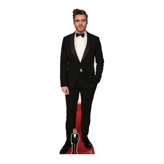 CS816 Richard Madden Bowtie Bodyguard Height 179cm Lifesize Cardboard Cut Out With Mini - mycardboardcutout