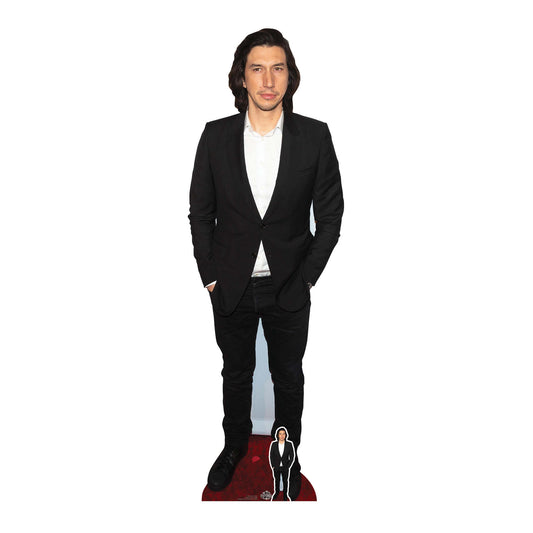 CS818 Adam Driver Height 191cm Lifesize Cardboard Cut Out With Mini - mycardboardcutout