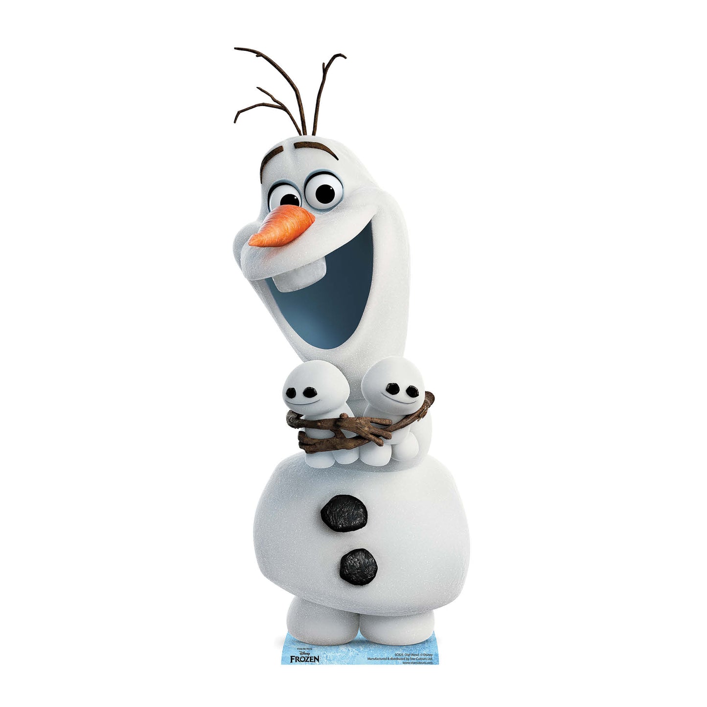 Olaf With Friends Cardboard Cut Out Height 94cm