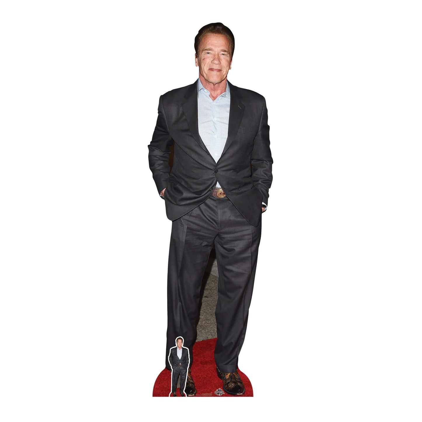 CS832 Arnold Schwarzenegger Height 188cm Lifesize Cardboard Cut Out With Mini - mycardboardcutout