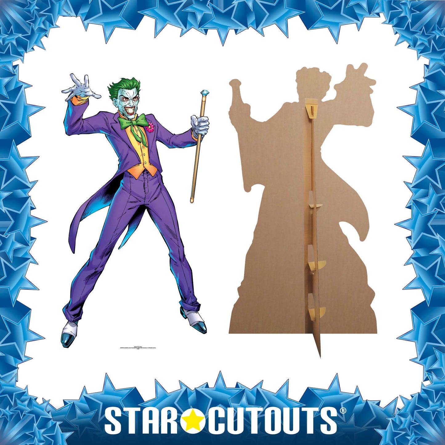 SC847 The Joker (DC-Comics) Cardboard Cut Out Height 176cm - mycardboardcutout