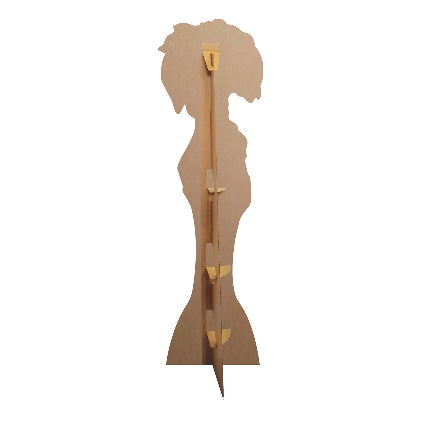 SC860 Carnival Purple Peacock Babe Cardboard Cut Out Height 194cm - mycardboardcutout