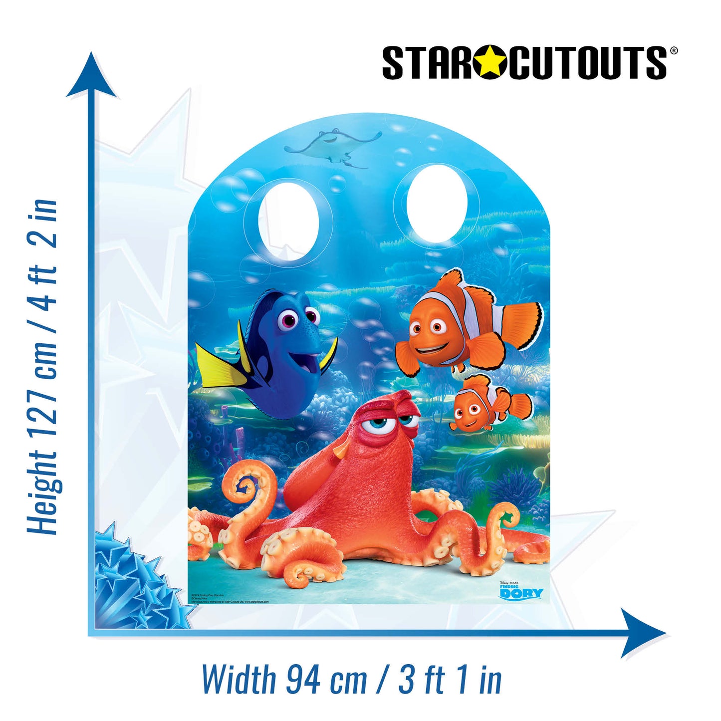 SC874 Finding Dory Where is She? Stand-In Cardboard Cut Out Height 127cm