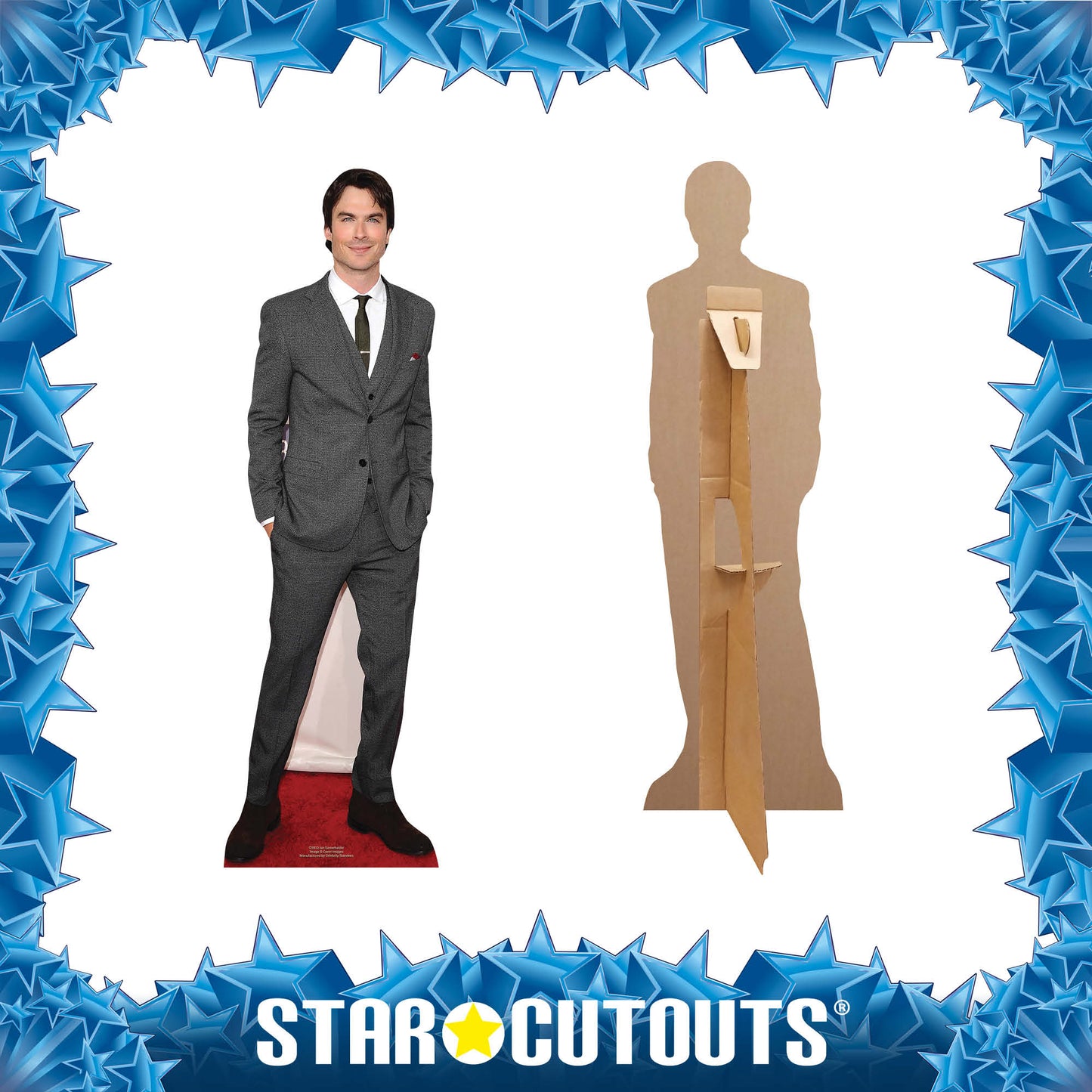 CS912 Ian Somerhalder (Star Mini) Height 90cm Small Cardboard Cut Out Height 90cm - mycardboardcutout