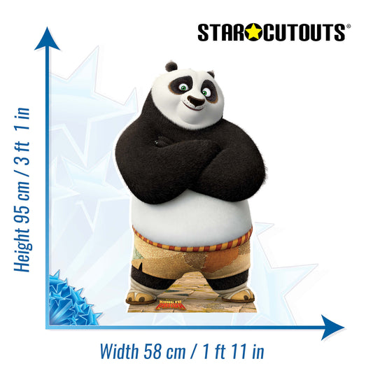 SC918 Po (Kung Fu Panda) (STAR MINI) Cardboard Cut Out Height 95cm - mycardboardcutout