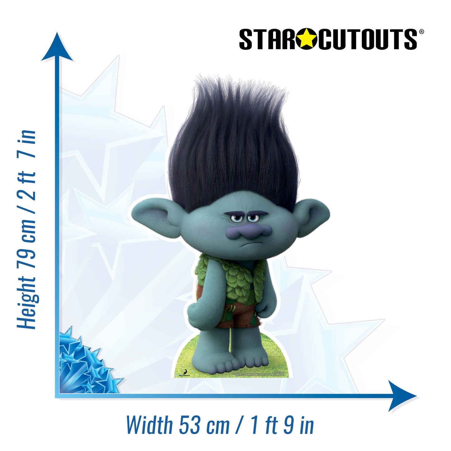 Branch Trolls Survivalist Cardboard Cutout - mycardboardcutout