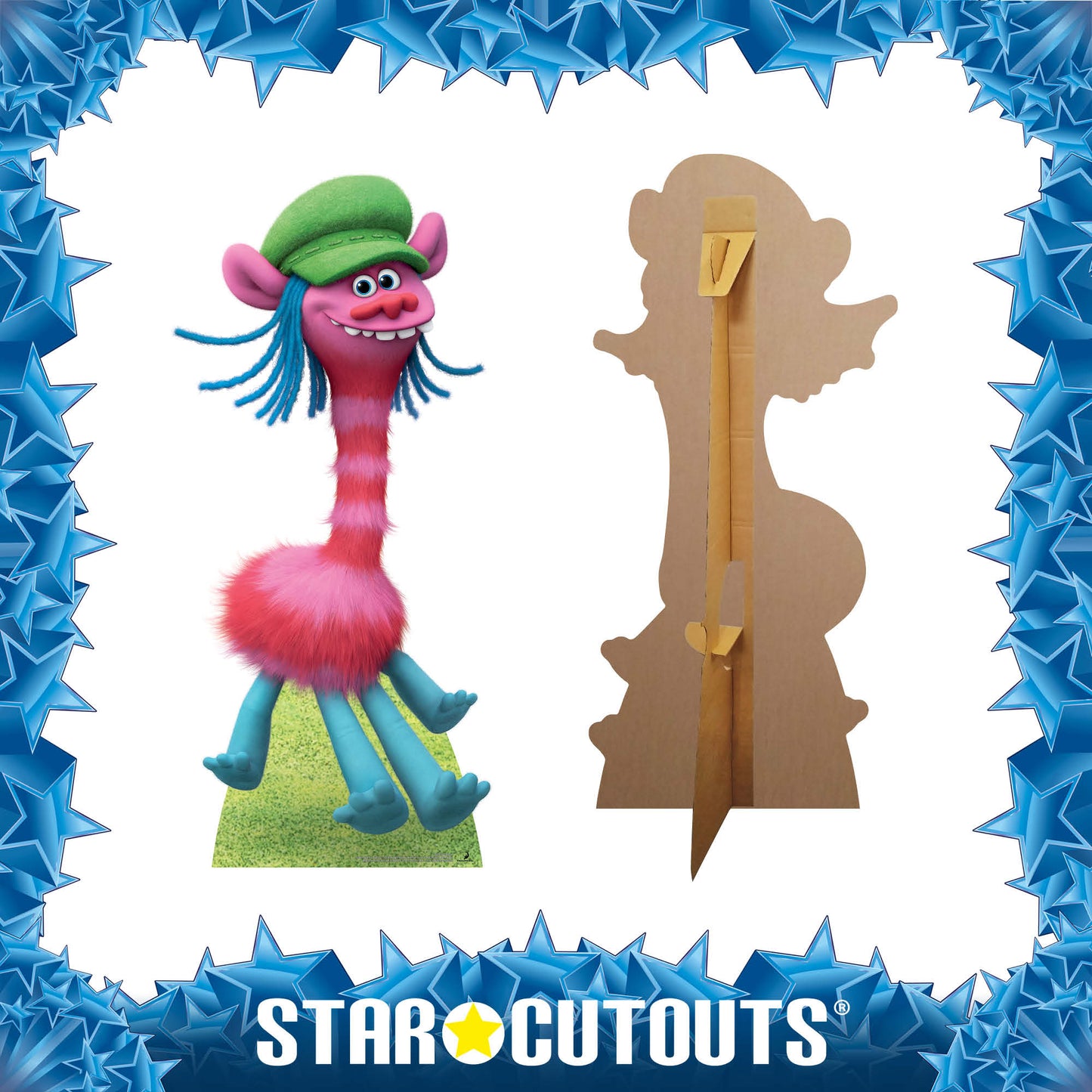Goofy Grin Cooper Giraffe Like Troll Cardboard Cutout - mycardboardcutout