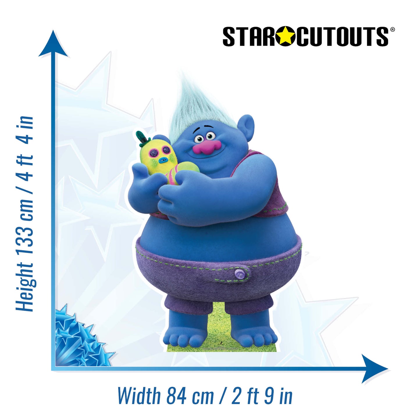 Biggie Biggest Member of Snack Pack Troll Cardboard Cutout - mycardboardcutout