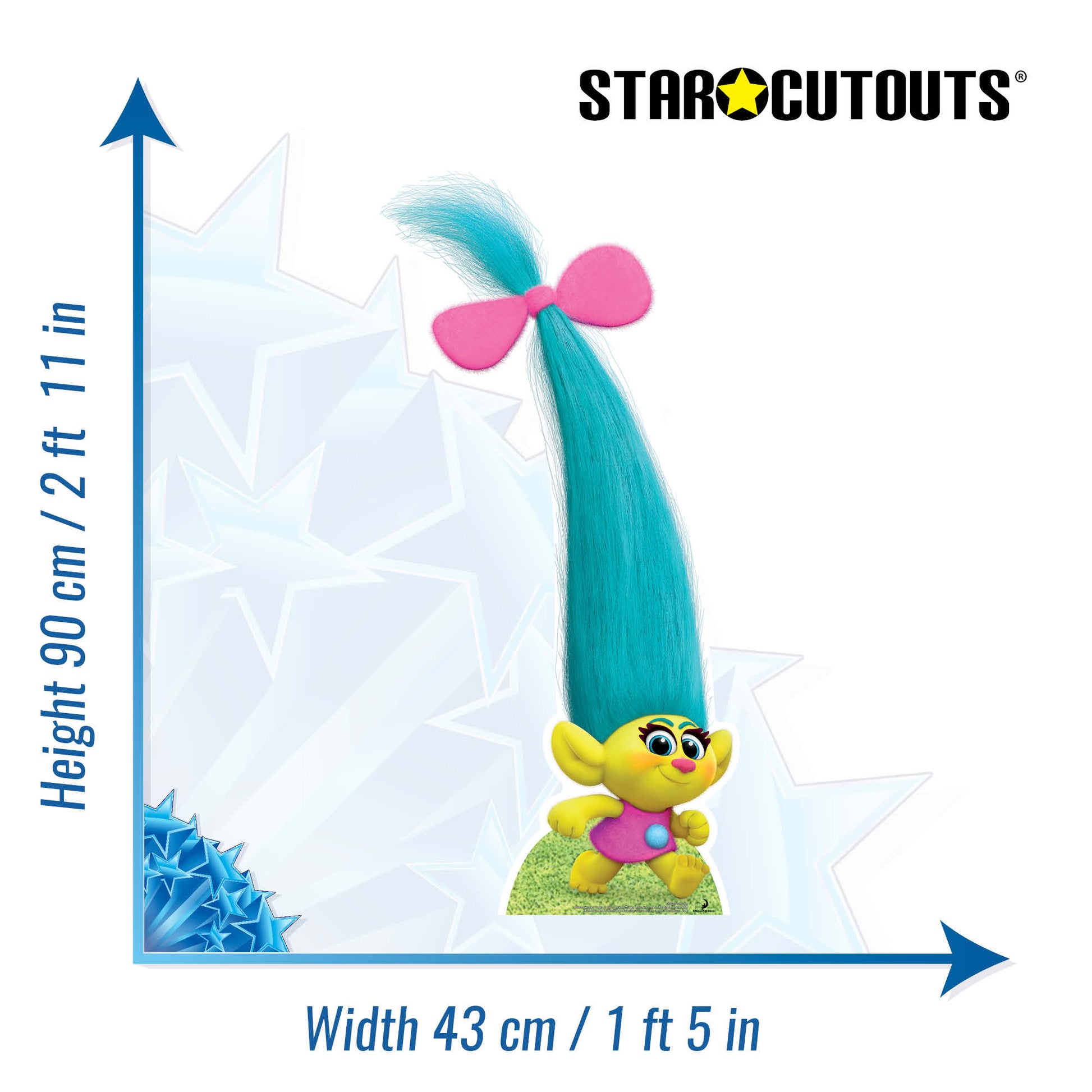 Smidge Teeny Tiny Troll Cardboard Cutout - mycardboardcutout