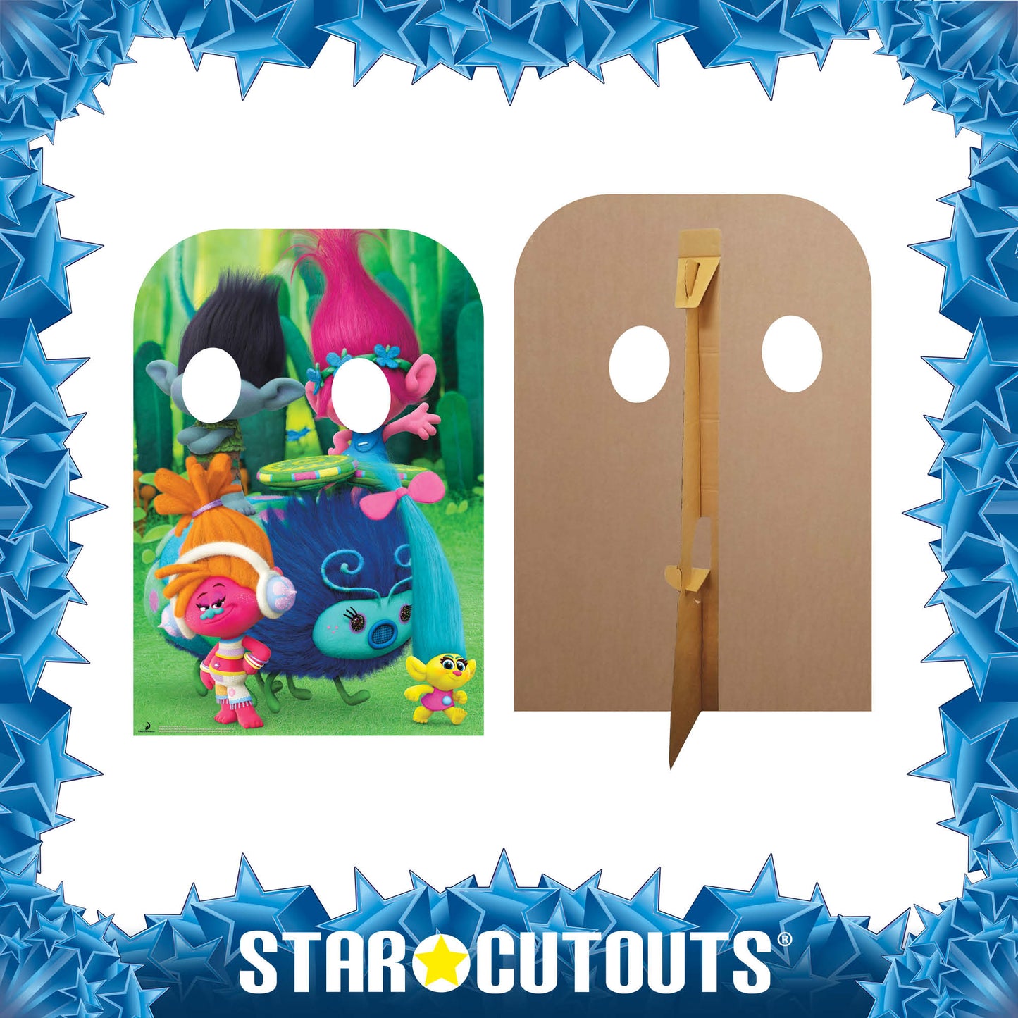 Trolls Stand-In (Can't Stop the Feeling Left) Cardboard Cutout - mycardboardcutout