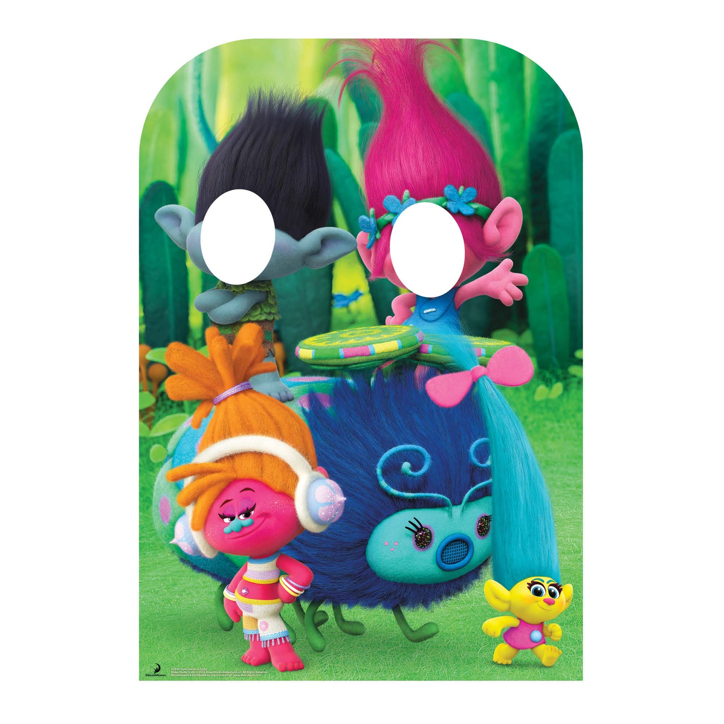 Trolls Stand-In (Can't Stop the Feeling Left) Cardboard Cutout - mycardboardcutout