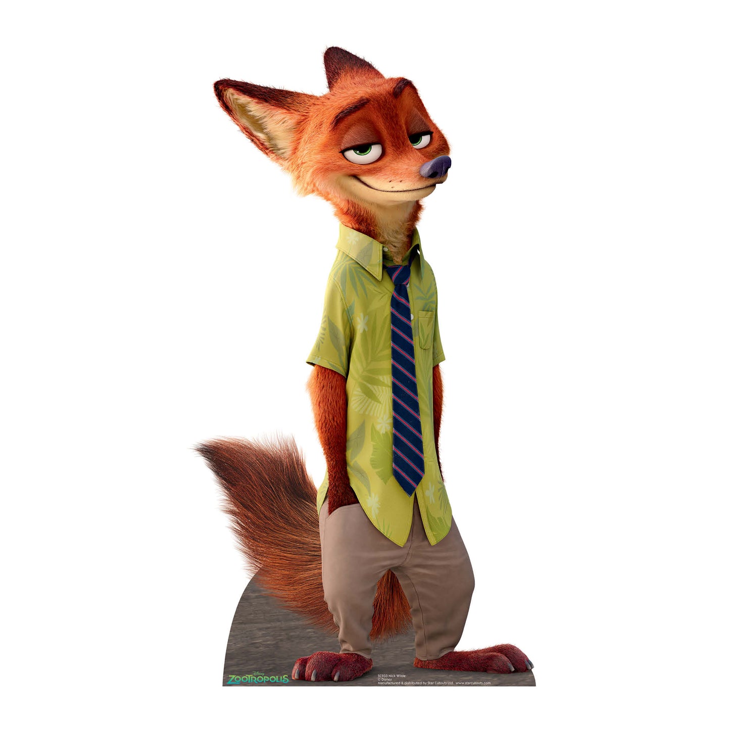 Nick Wilde Cardboard Cut Out Height 121cm