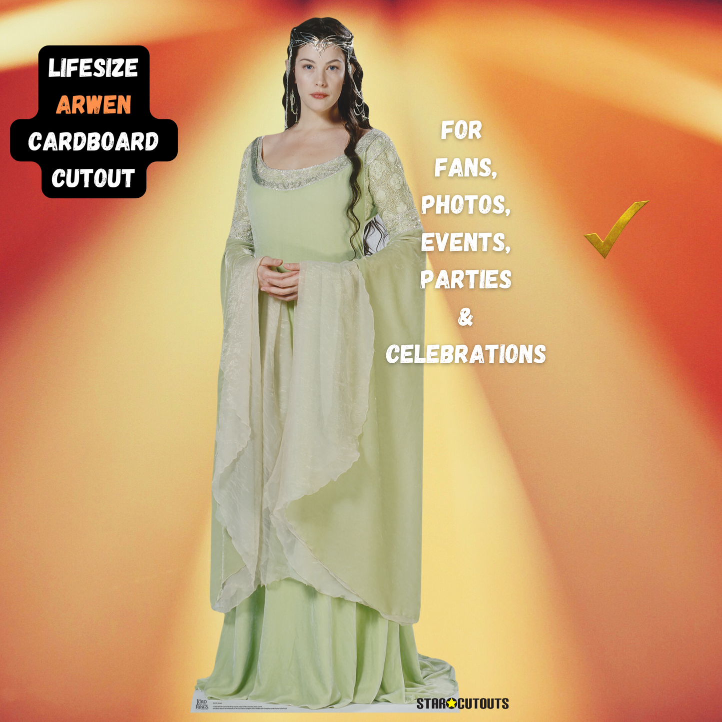 Arwen The Lord of the Rings Cardboard Cutout Lifesize - mycardboardcutout