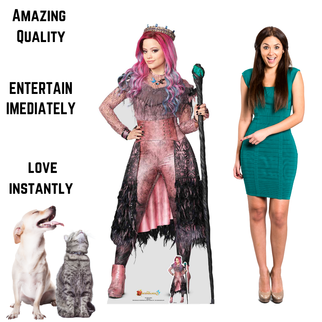 Audrey Descendants Cardboard Cutout