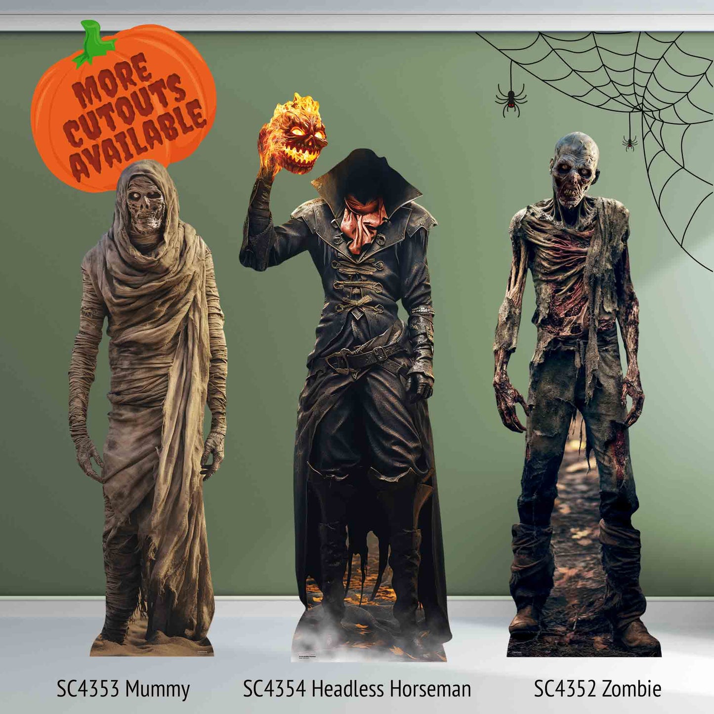 SC4354 Headless Horseman Cardboard Cut Out Height 196cm - mycardboardcutout