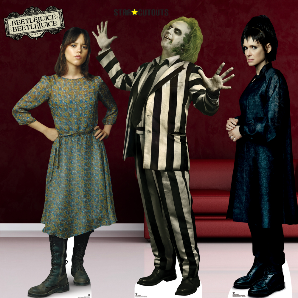 SC4667 Beetlejuice Michael Keaton Beetlejuice Beetlejuice Cardboard Cut Out Height 178.00cm