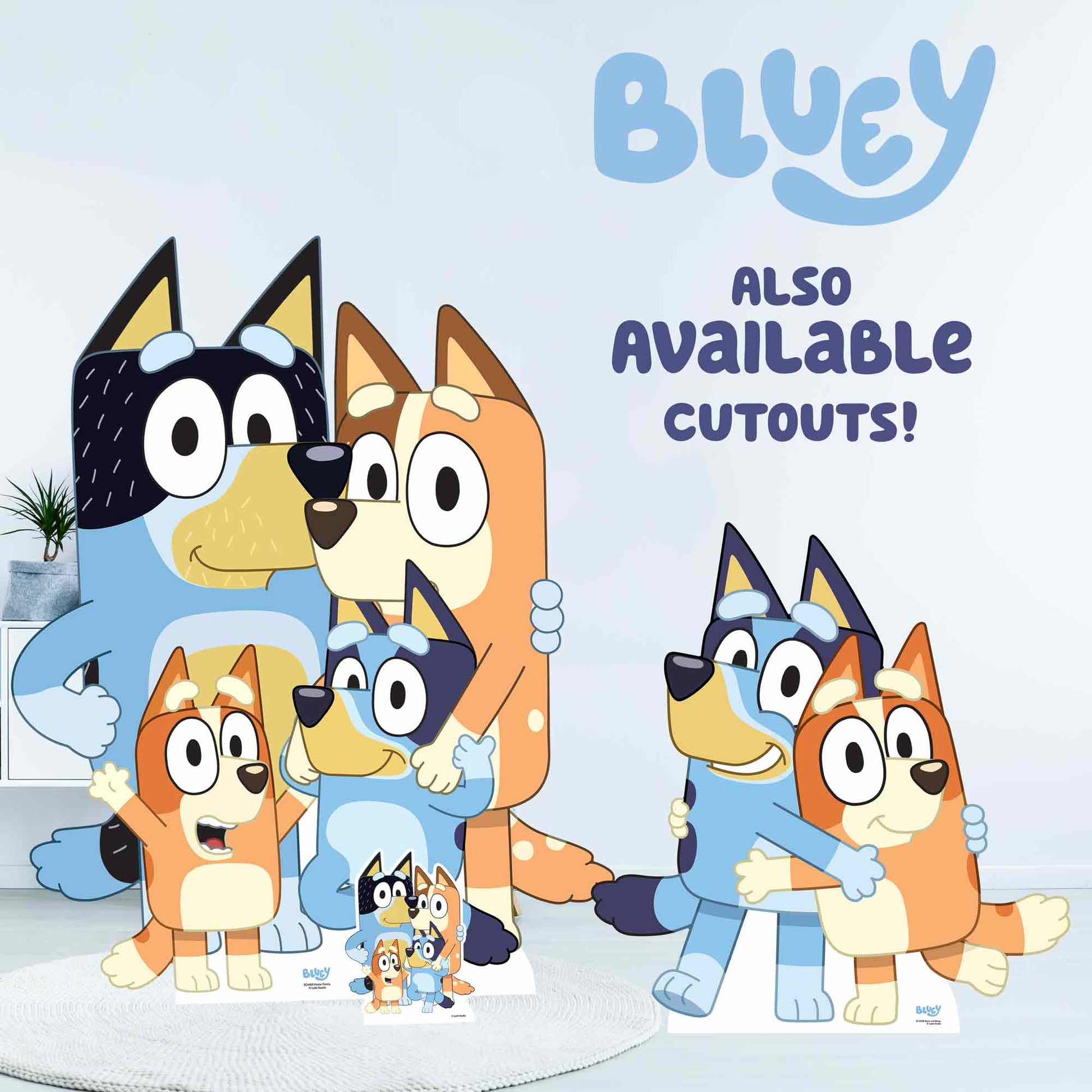 SC4463 Bluey Cardboard Cut Out Height 91cm - mycardboardcutout