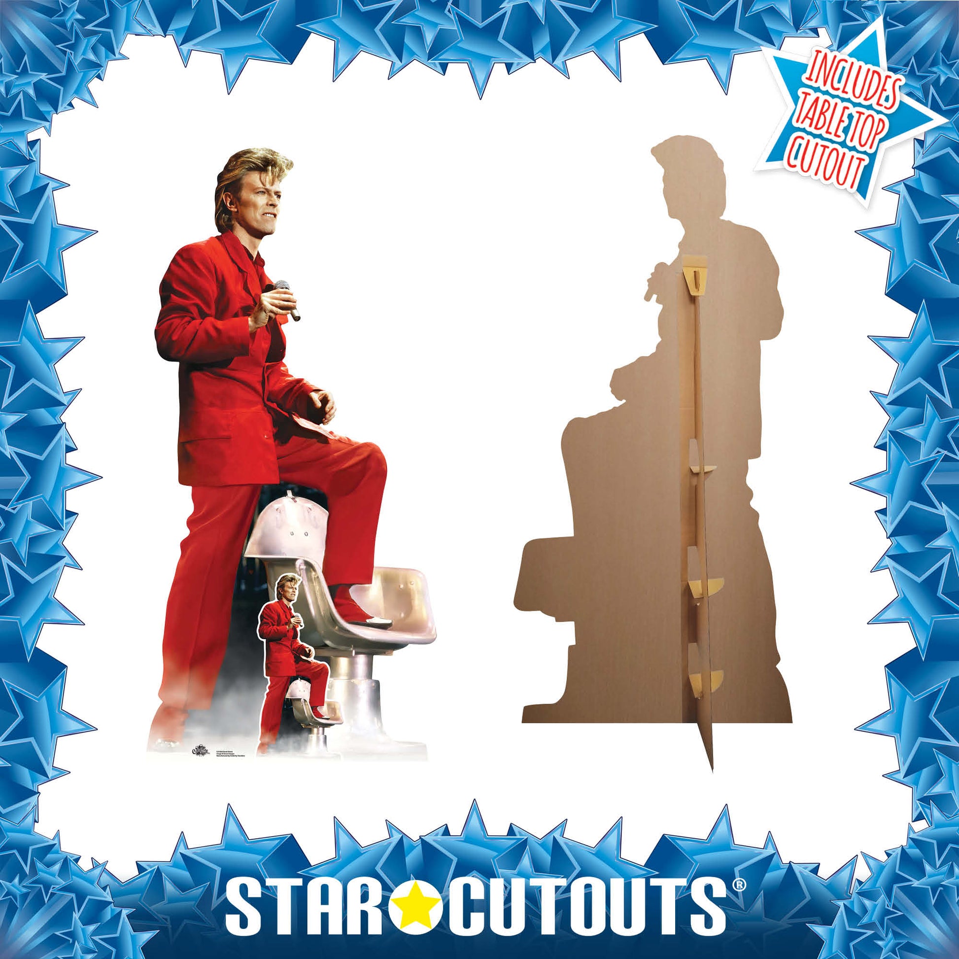 David Bowie Life-size Cardboard Cutout - mycardboardcutout