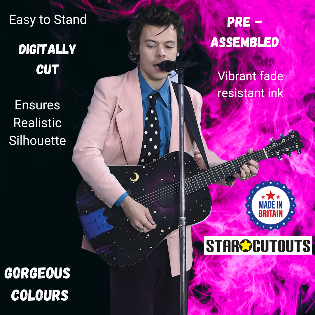 Harry Styles Pink Jacket Cardboard Cutout - mycardboardcutout