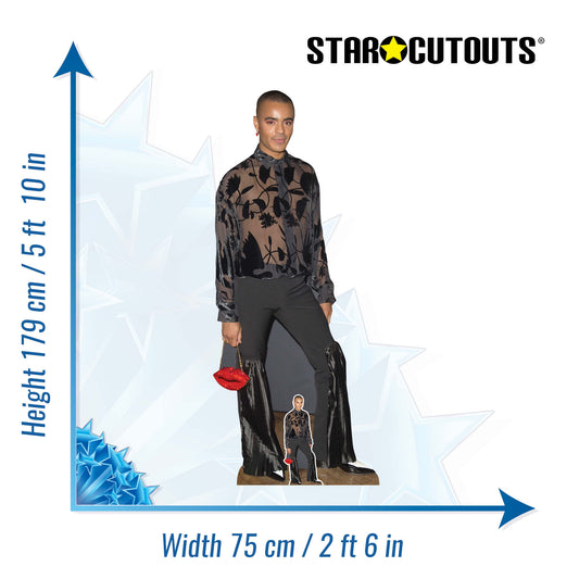 CS1114 Layton Williams Height 179cm Cardboard Cutout - mycardboardcutout