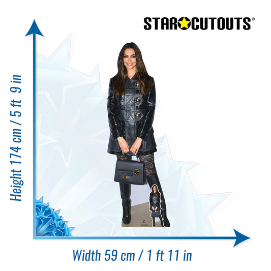 CS1117 Deepika Padukone Height 174cm Cardboard Cutout - mycardboardcutout