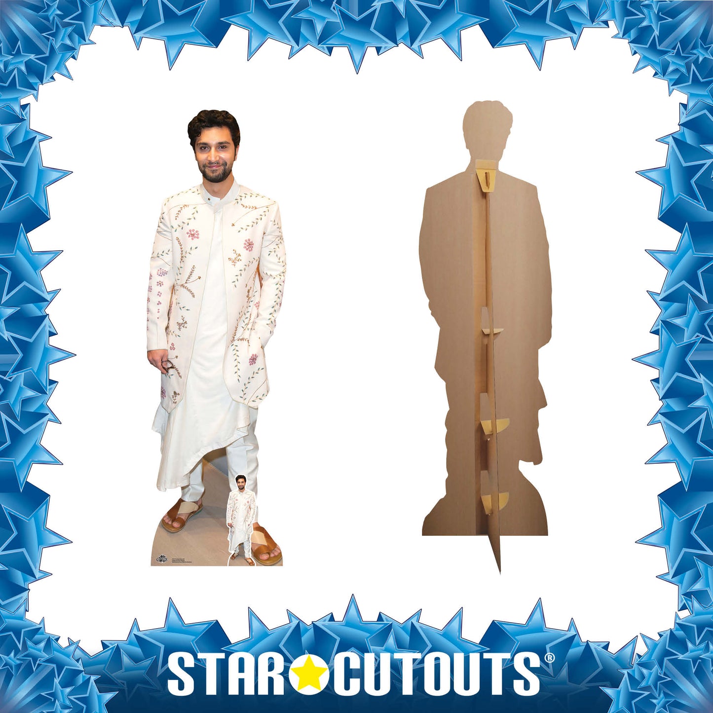 CS1118 Ahad Raza Mir Height 185cm Cardboard Cutout