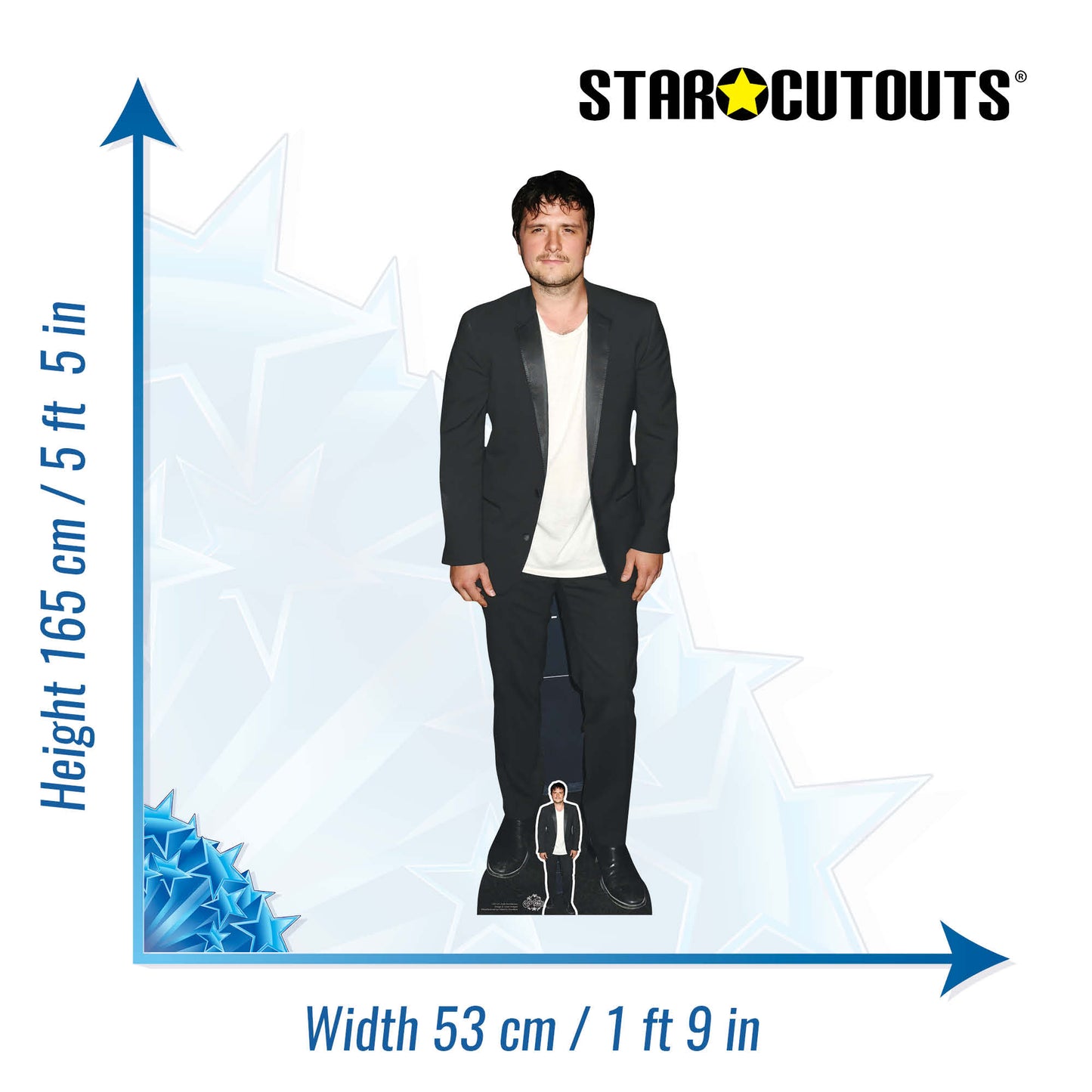 CS1121 Josh Hutcherson Height 165cm Cardboard Cutout - mycardboardcutout