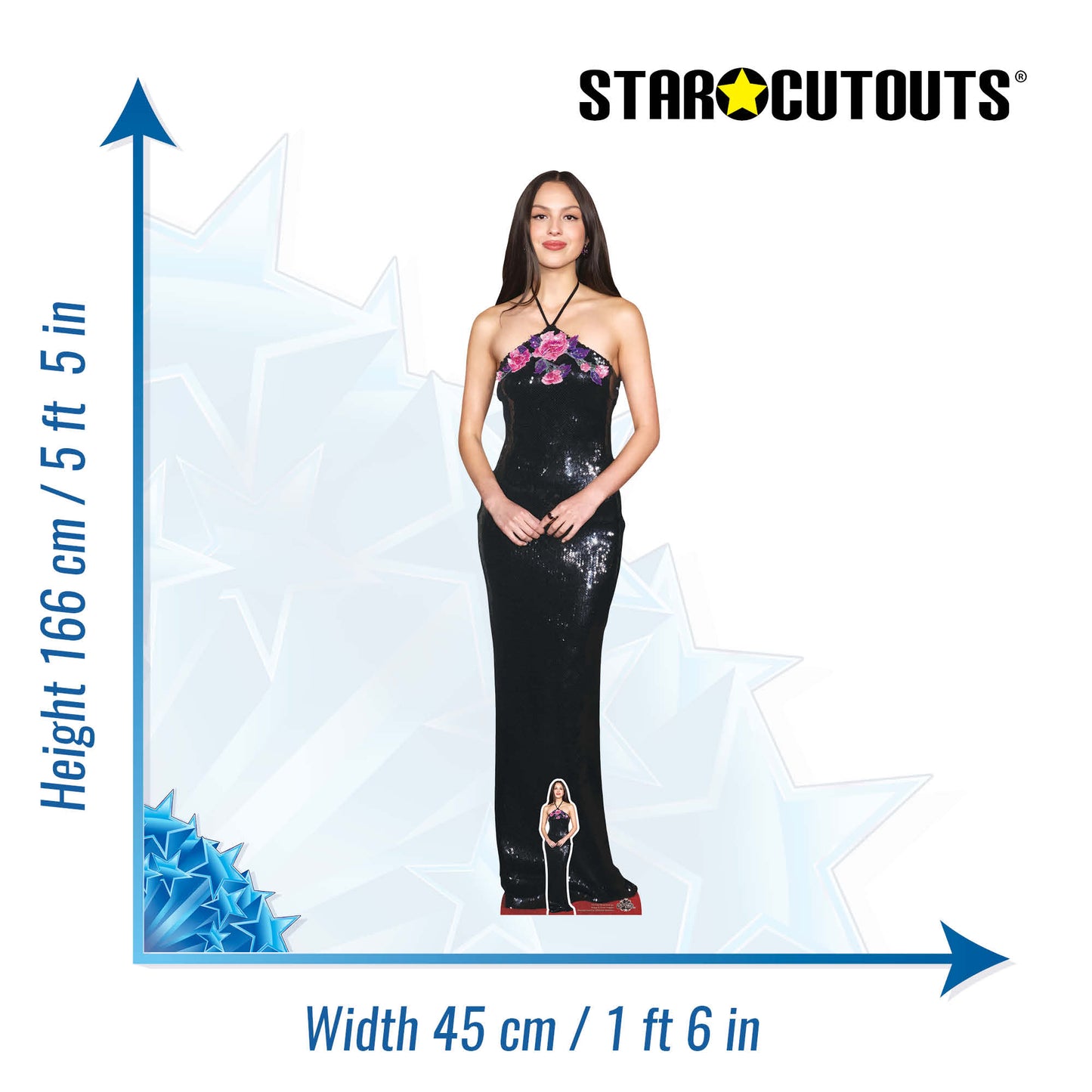 CS1122 Olivia Rodrigo Height 166cm Cardboard Cutout - mycardboardcutout