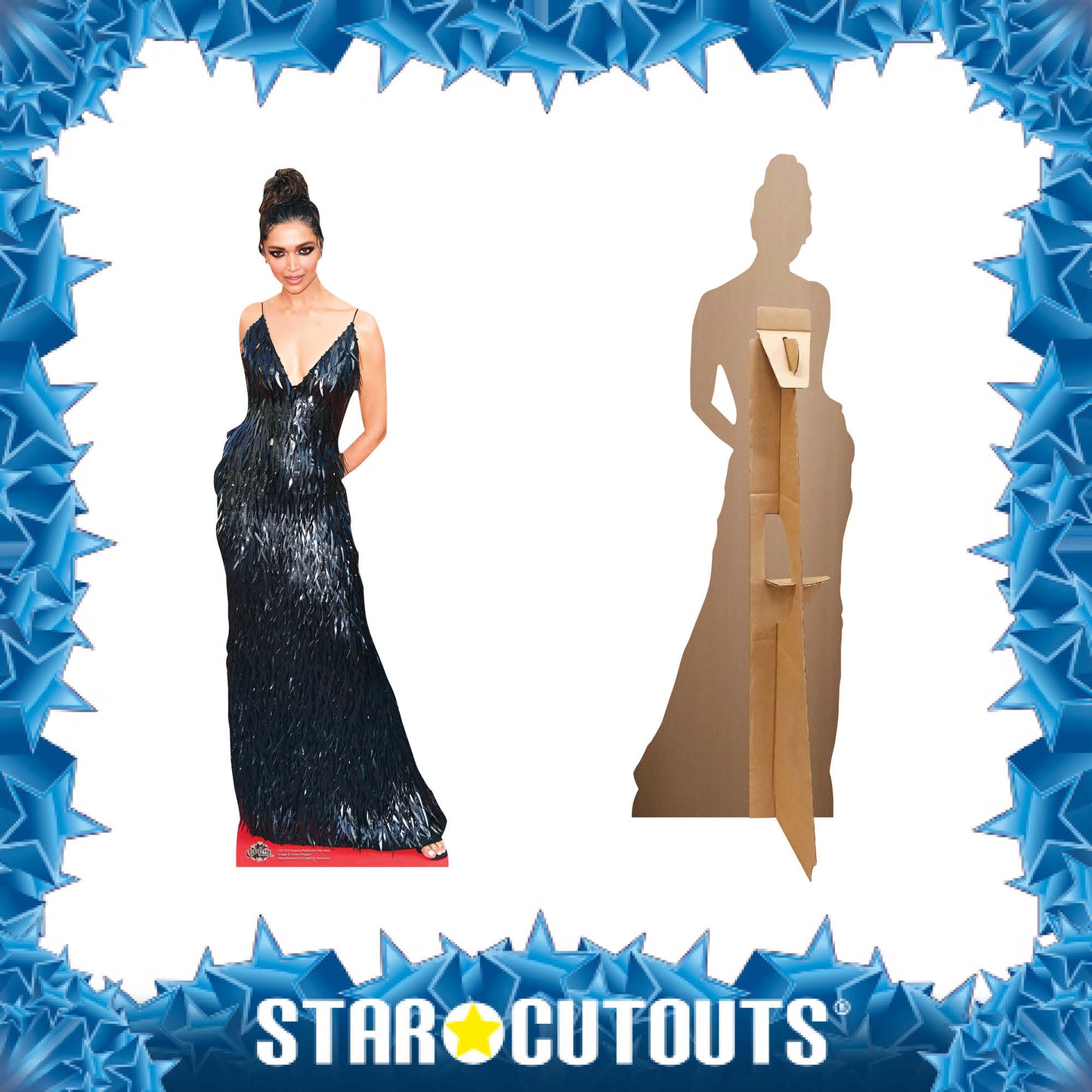 CS1125 Deepika Padukone Star Mini Height 93cm Cardboard Cutout