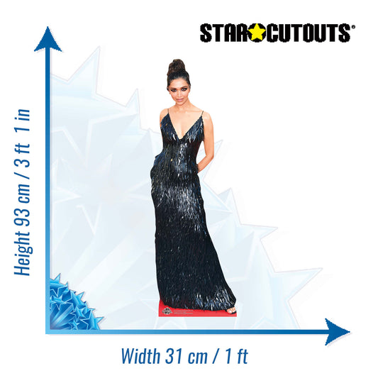 CS1125 Deepika Padukone Star Mini Height 93cm Cardboard Cutout - mycardboardcutout